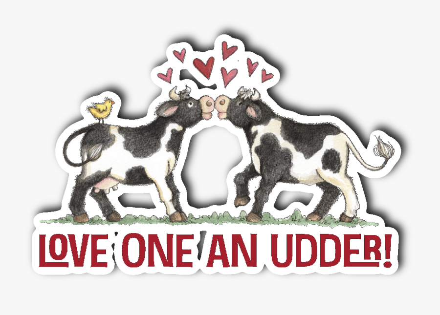 Cow Wedding Cartoon, Transparent Clipart