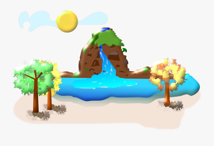 Recreation,art,play - Waterfall Clipart Full Hd Png, Transparent Clipart