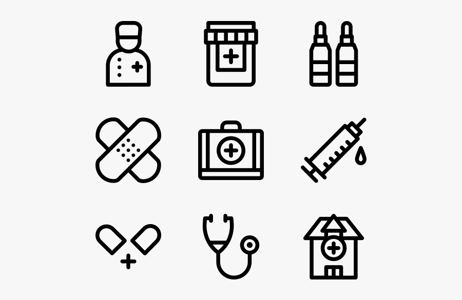Farm Icons, Transparent Clipart