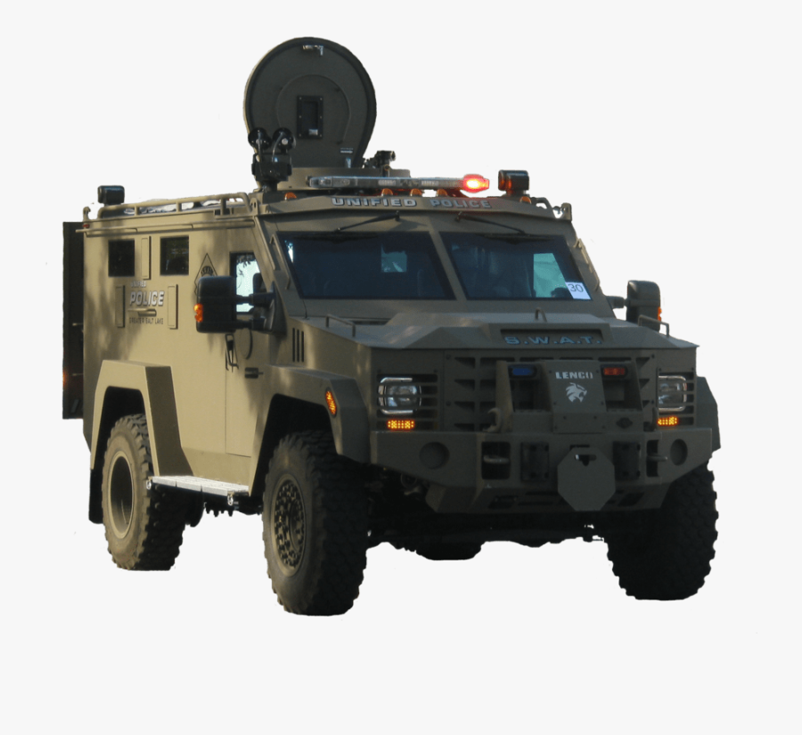 Swat Armed Vehicle - Armored Vehicle Transparent Background, Transparent Clipart