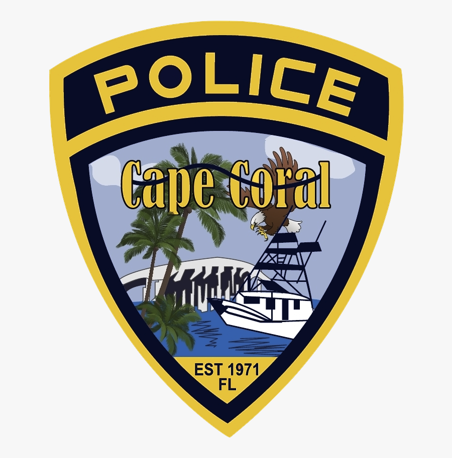 Cape Coral Police Logo, Transparent Clipart