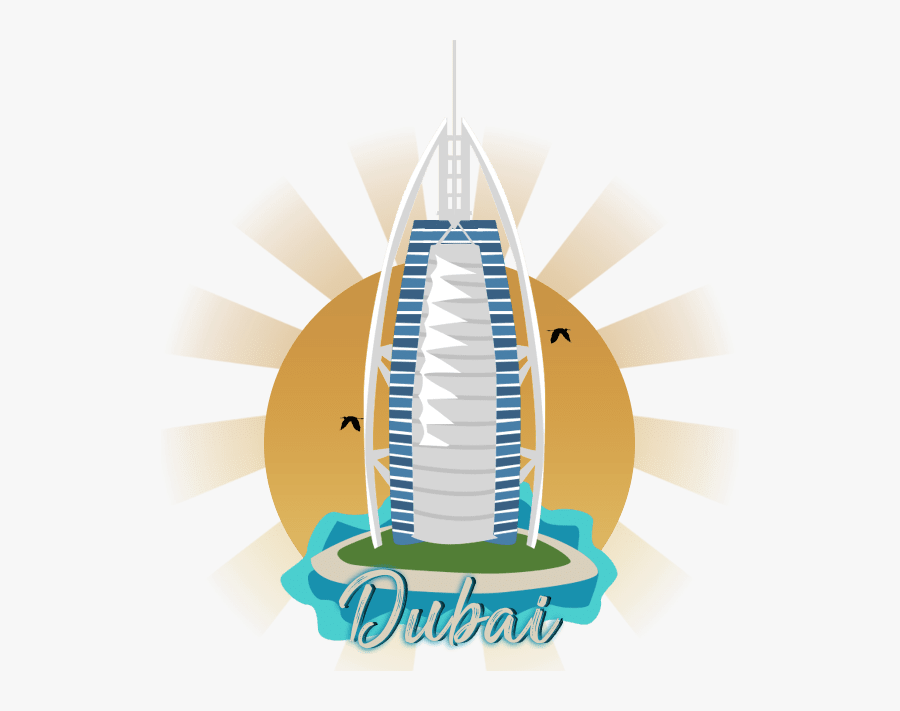 Transparent Arab Clipart - Burj Al Arab Png, Transparent Clipart