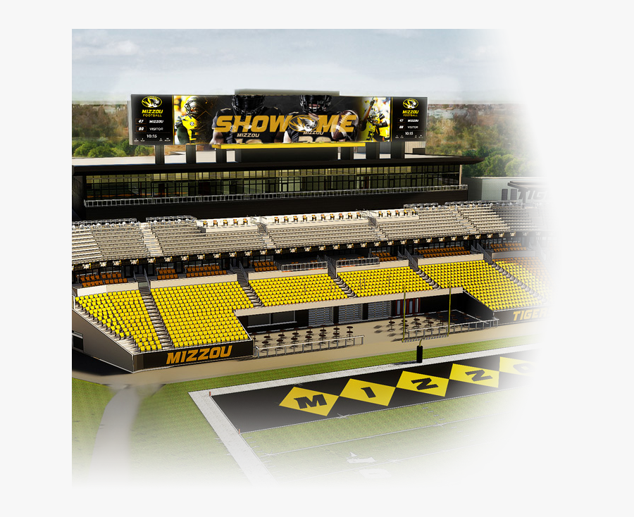 Mizzou Football Stadium Expansion Memorial, Transparent Clipart