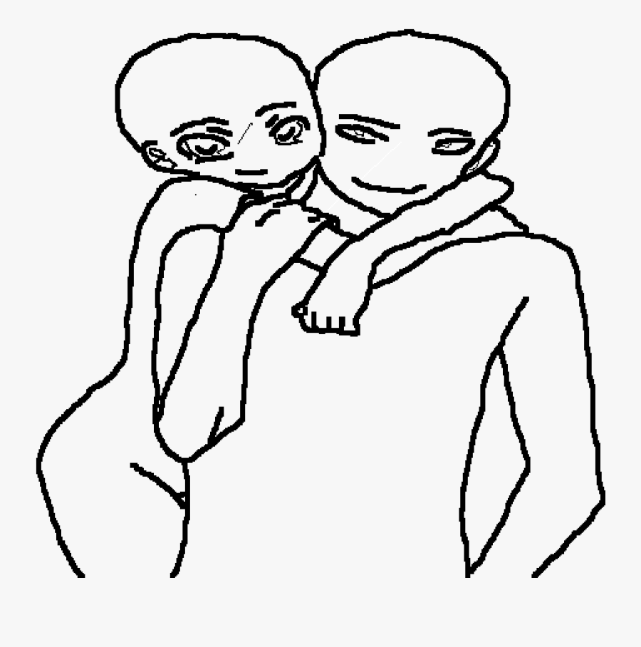 Baker Drawing Woman Png Freeuse Library - Bff Drawings Boy And Girl, Transparent Clipart