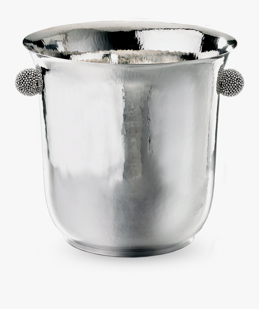 Caviar Champagne Bucket - Silver, Transparent Clipart