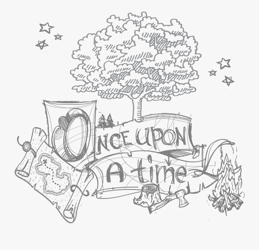 Fairytale Clipart Black And White, Transparent Clipart