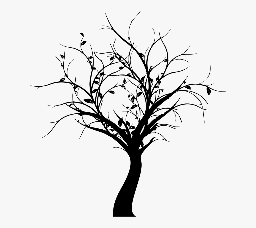 Abstract Tree Drawing, Transparent Clipart