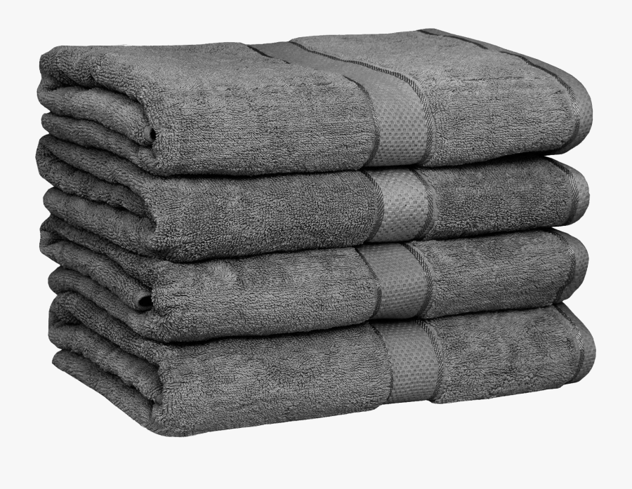 Towel Png - Folded Towels Gray, Transparent Clipart