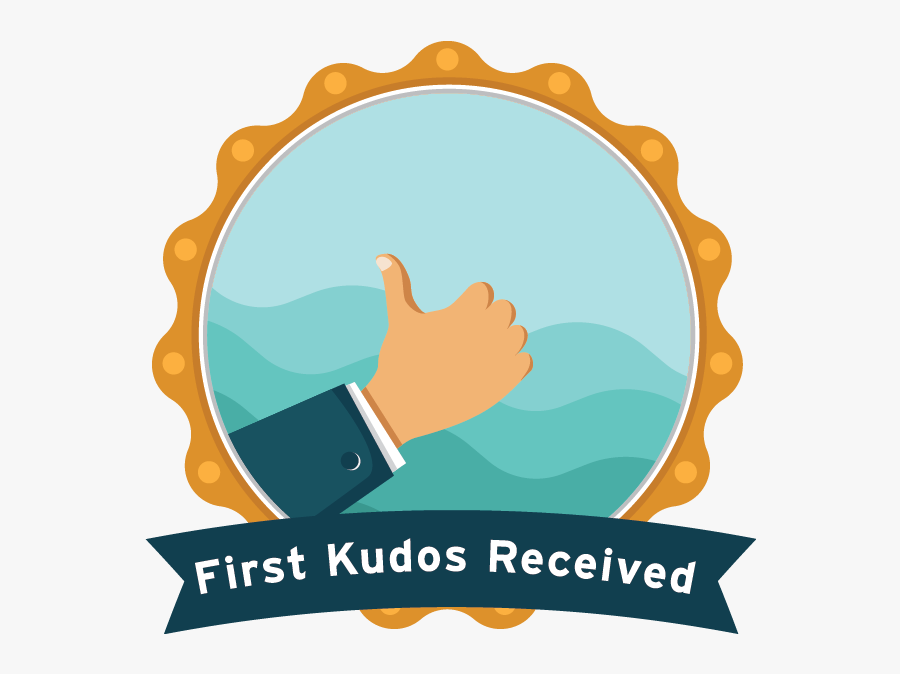 First Kudos Received - Kudos Rockstar, Transparent Clipart