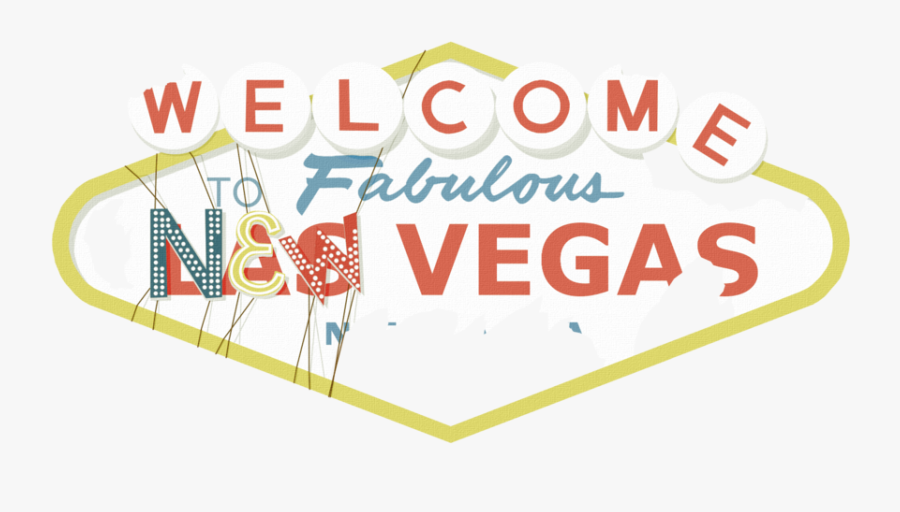 Transparent Vegas Sign Png - Welcome To Las Vegas Sign, Transparent Clipart