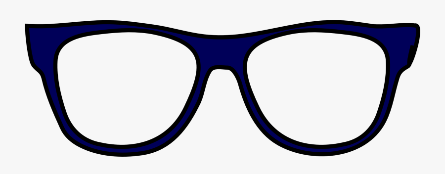 Blue Eyeglasses Photo Free - Transparent Background Glasses Vector, Transparent Clipart