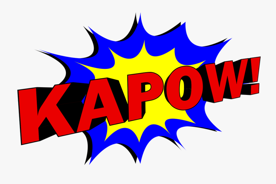 Zap, Comic, Comic Book, Fight, Explosion, Expletive - Emblem, Transparent Clipart