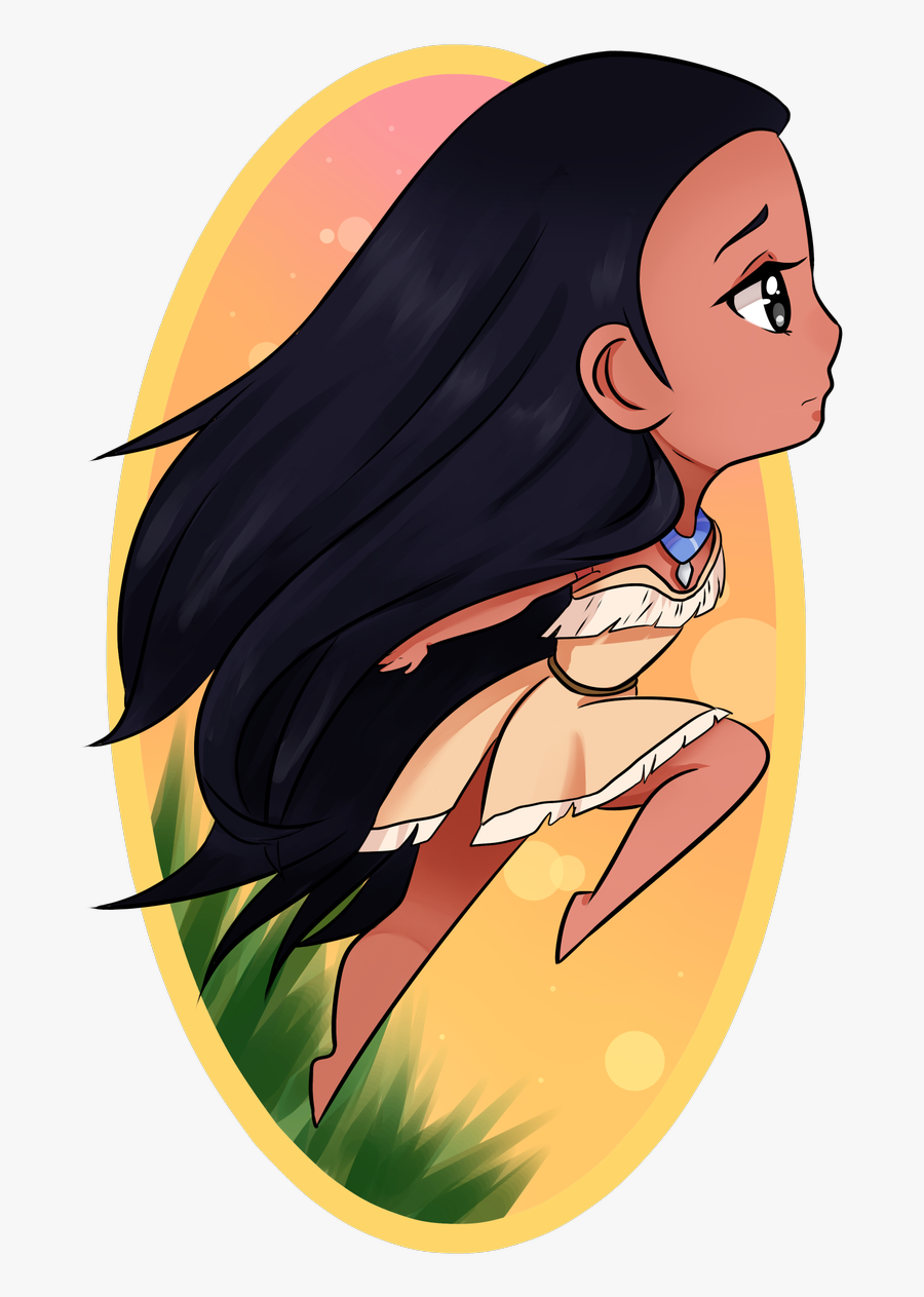 Pocahontas Chibi, Transparent Clipart
