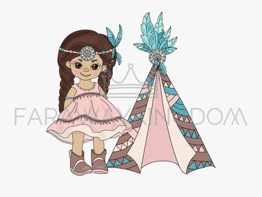 Pocahontas Tepee, Transparent Clipart