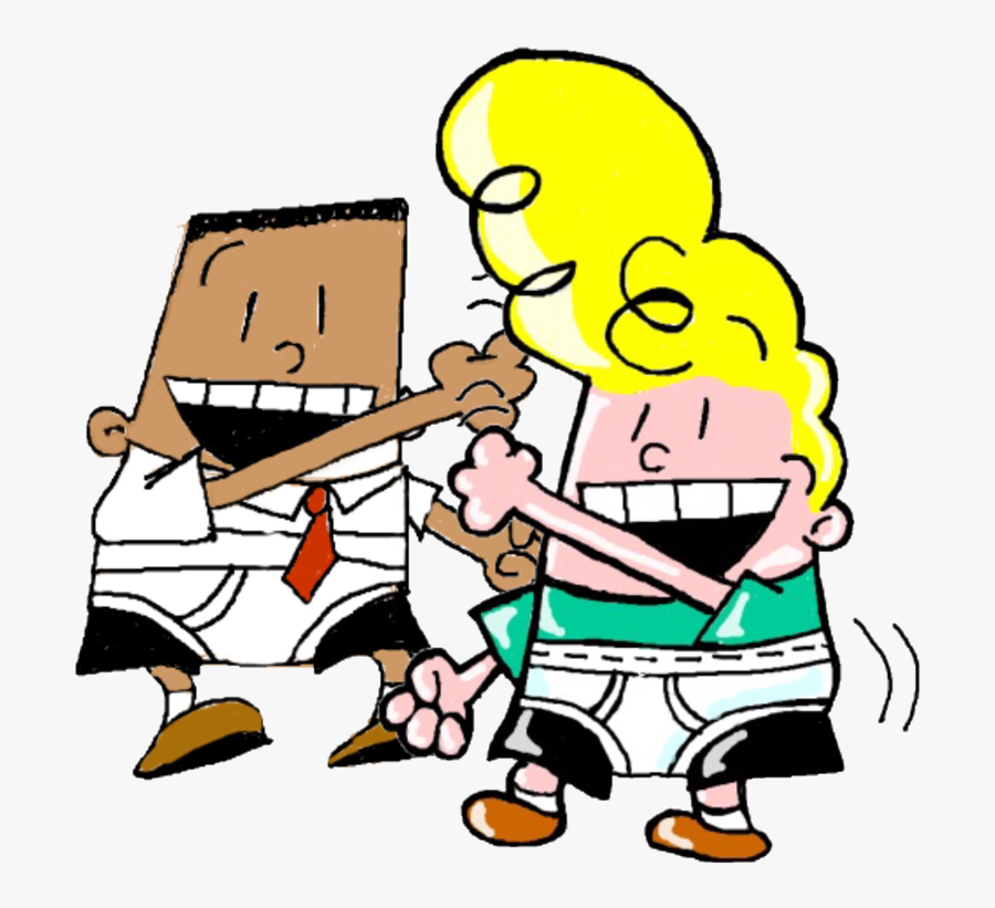 Royalty Free Stock Bad Haircut Clipart - Captain Underpants George And Harold, Transparent Clipart