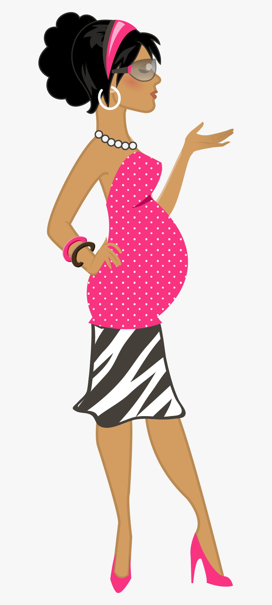 Gestante Fantasy Girl, Bujo, Art Ideas, Clip Art, Silhouettes, - Polka Dot, Transparent Clipart