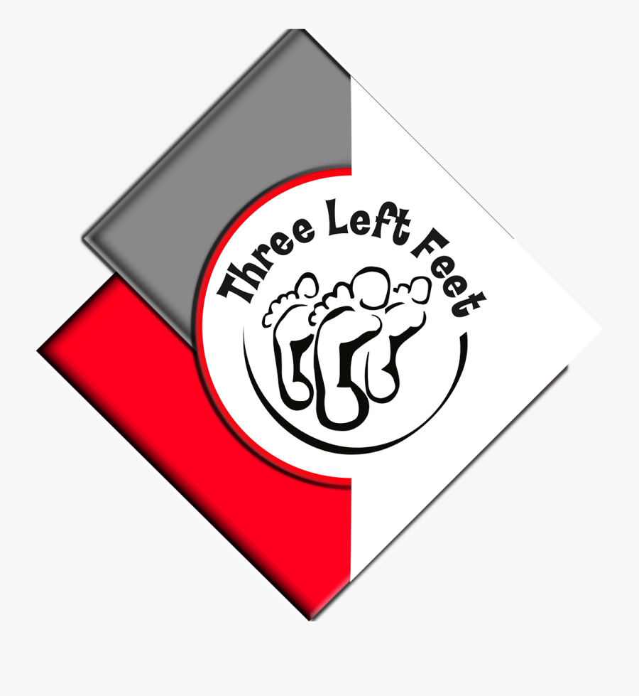 Three Left Feet - Emblem, Transparent Clipart