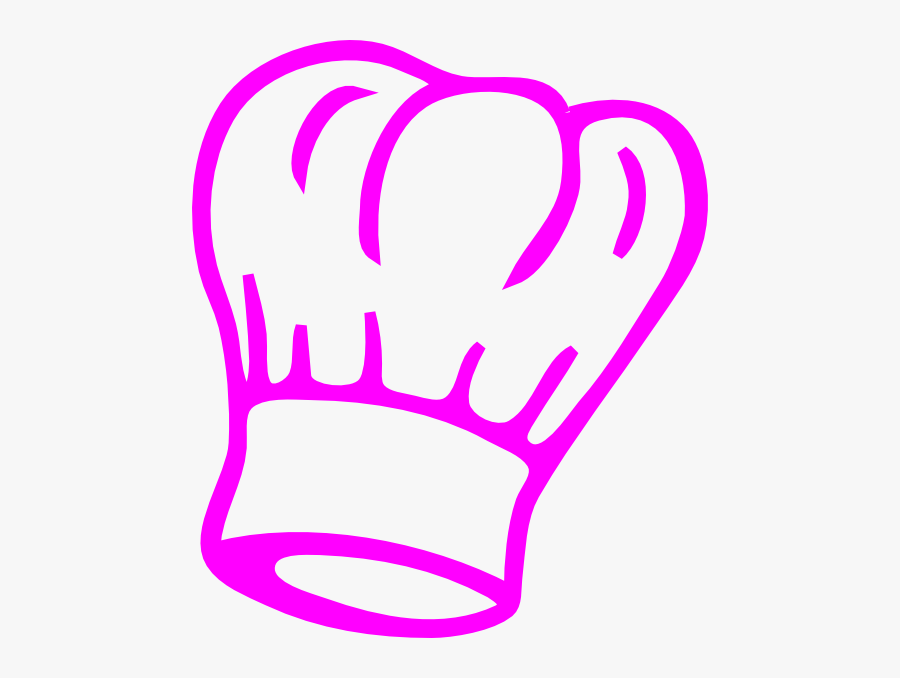 Pink Chef Hat Clip Art At Clker - Transparent Background Chef Hat Clipart, Transparent Clipart