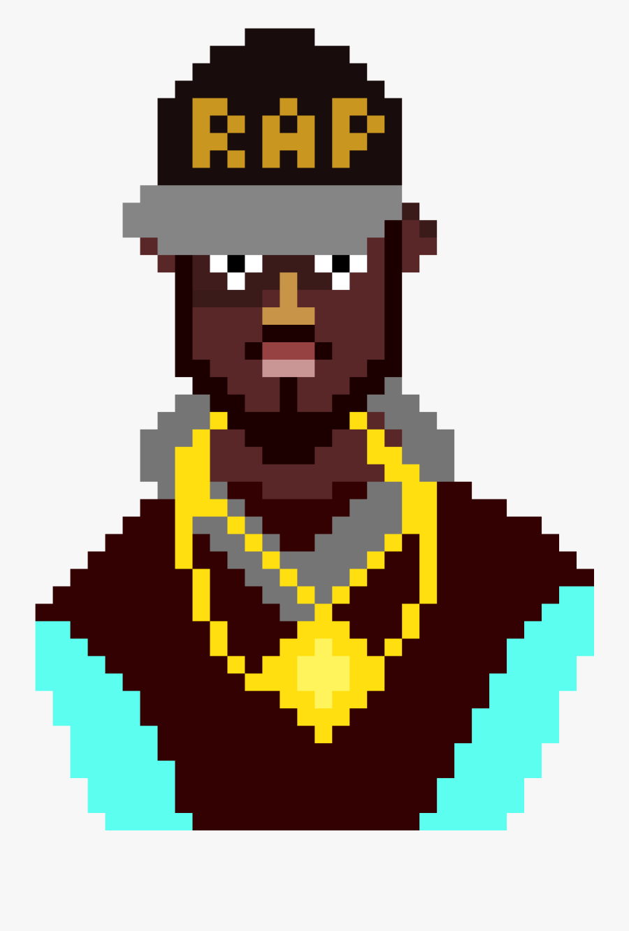 Pixel Art Rapper , Free Transparent Clipart - ClipartKey