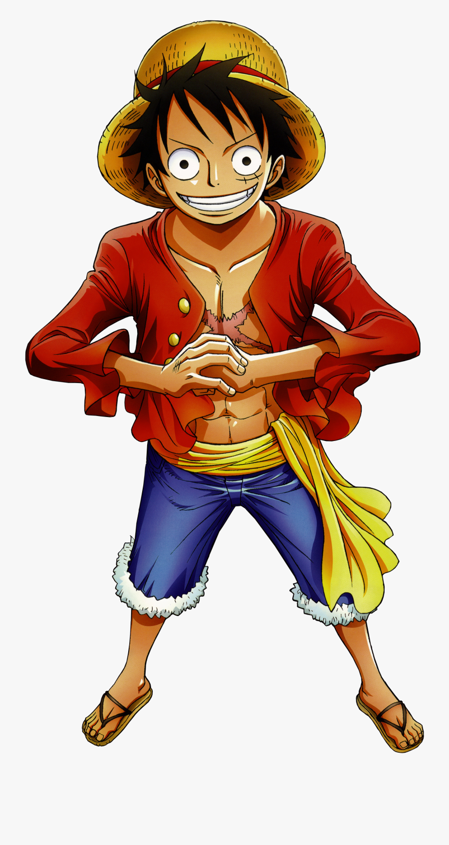 D Luffy Fictional Characters - One Piece Luffy Png, Transparent Clipart