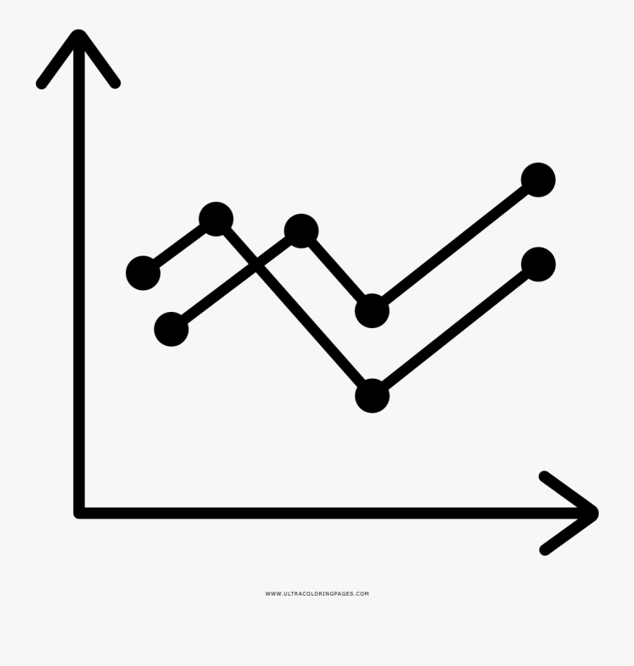 Line Graph Coloring Page - Busy In Thesis Writing, Transparent Clipart