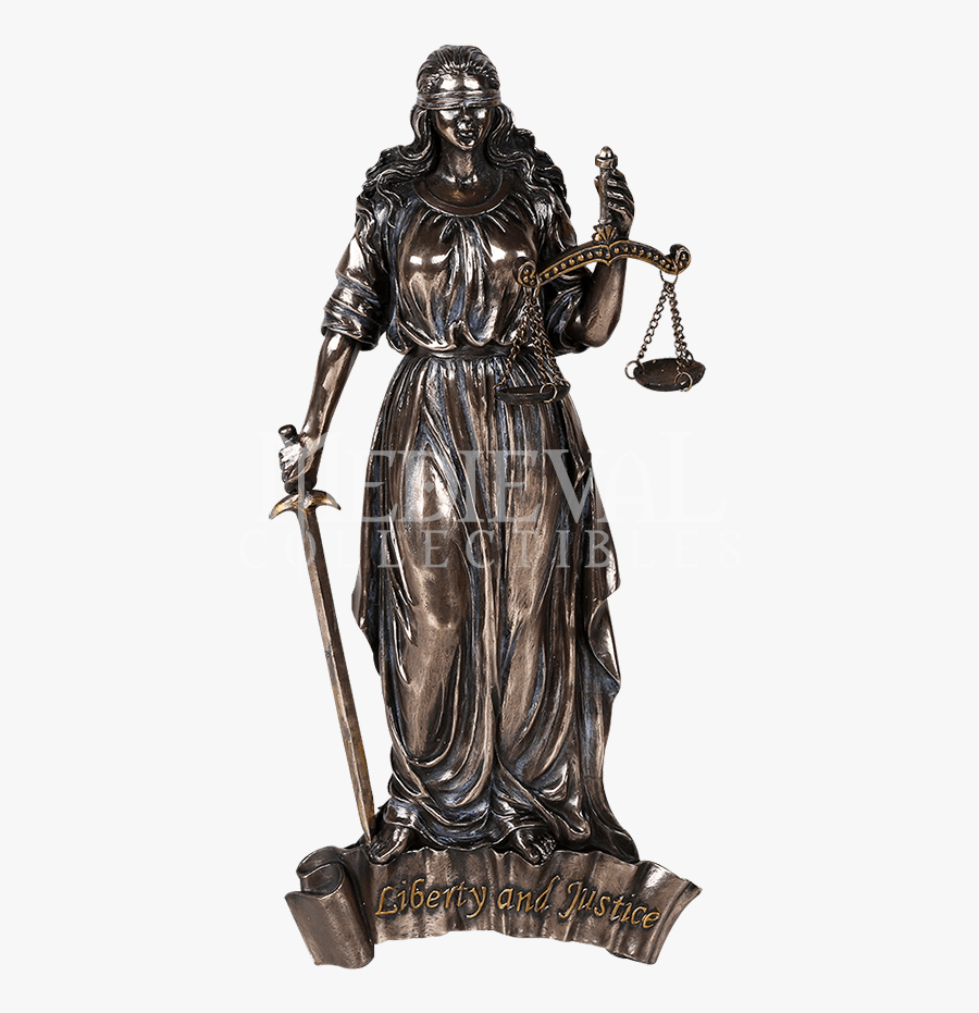 Lady Justice Statue Png - Statues Lady Justice, Transparent Clipart