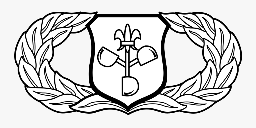 Air Force Acquisition Badge, Transparent Clipart