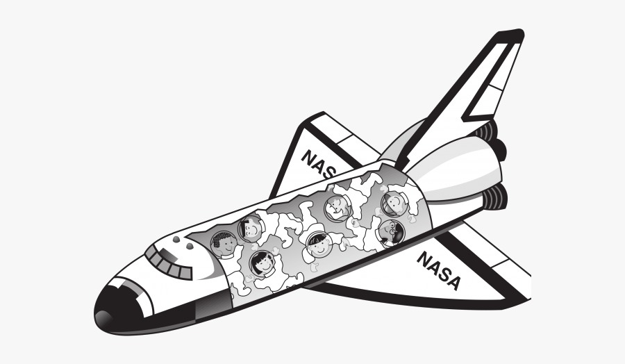Space Shuttle Spaceship Clipart, Transparent Clipart