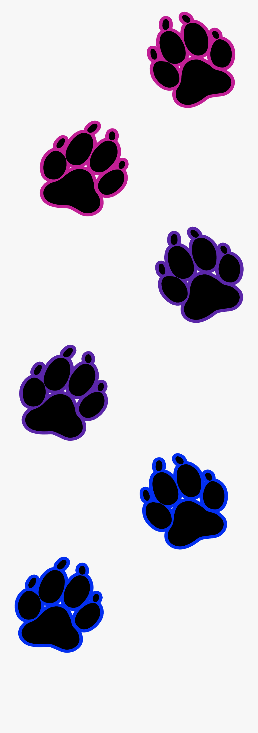 Transparent Dog Paw Print Background, Transparent Clipart