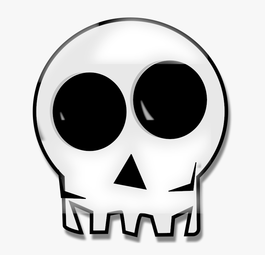 Skeleton Clip Art Download - Cartoon Skull Png, Transparent Clipart