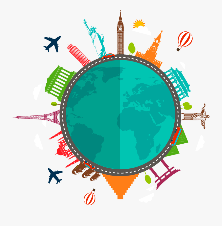 Infographic Travel Clip Art - Infographic Travel Png, Transparent Clipart