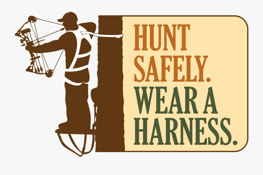 Reminding Archers To Hunt Safely And To Wear A Harness - Cast A Fishing Line, Transparent Clipart