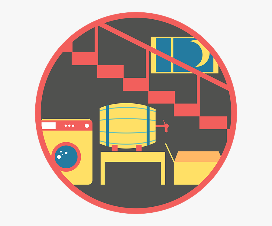 Basement Finishing Guide - Basement Flat Icon, Transparent Clipart