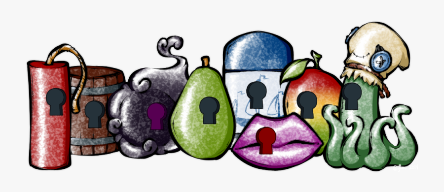 I Decided To Work On A Tiled Background For The Lock - Cartoon, Transparent Clipart