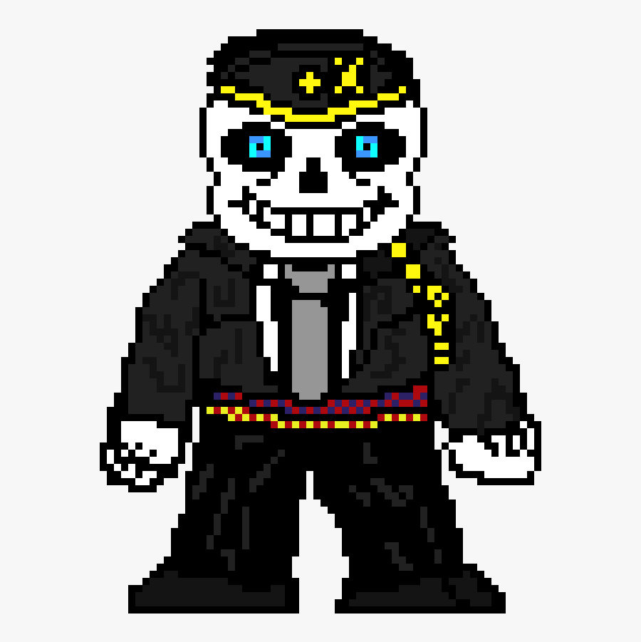 Undertale Tshirt White Color Drawstring Bag - Sans De Pixel Art, Transparent Clipart