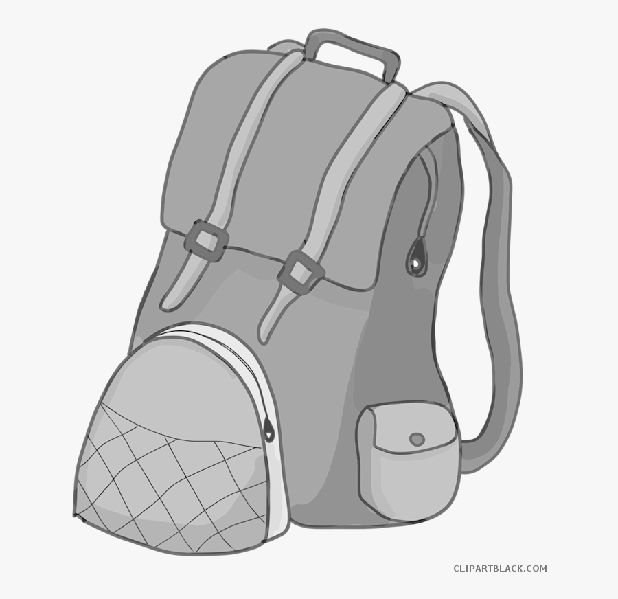 Grayscale Tools Free Images - Backpack Hiking Vector Png, Transparent Clipart