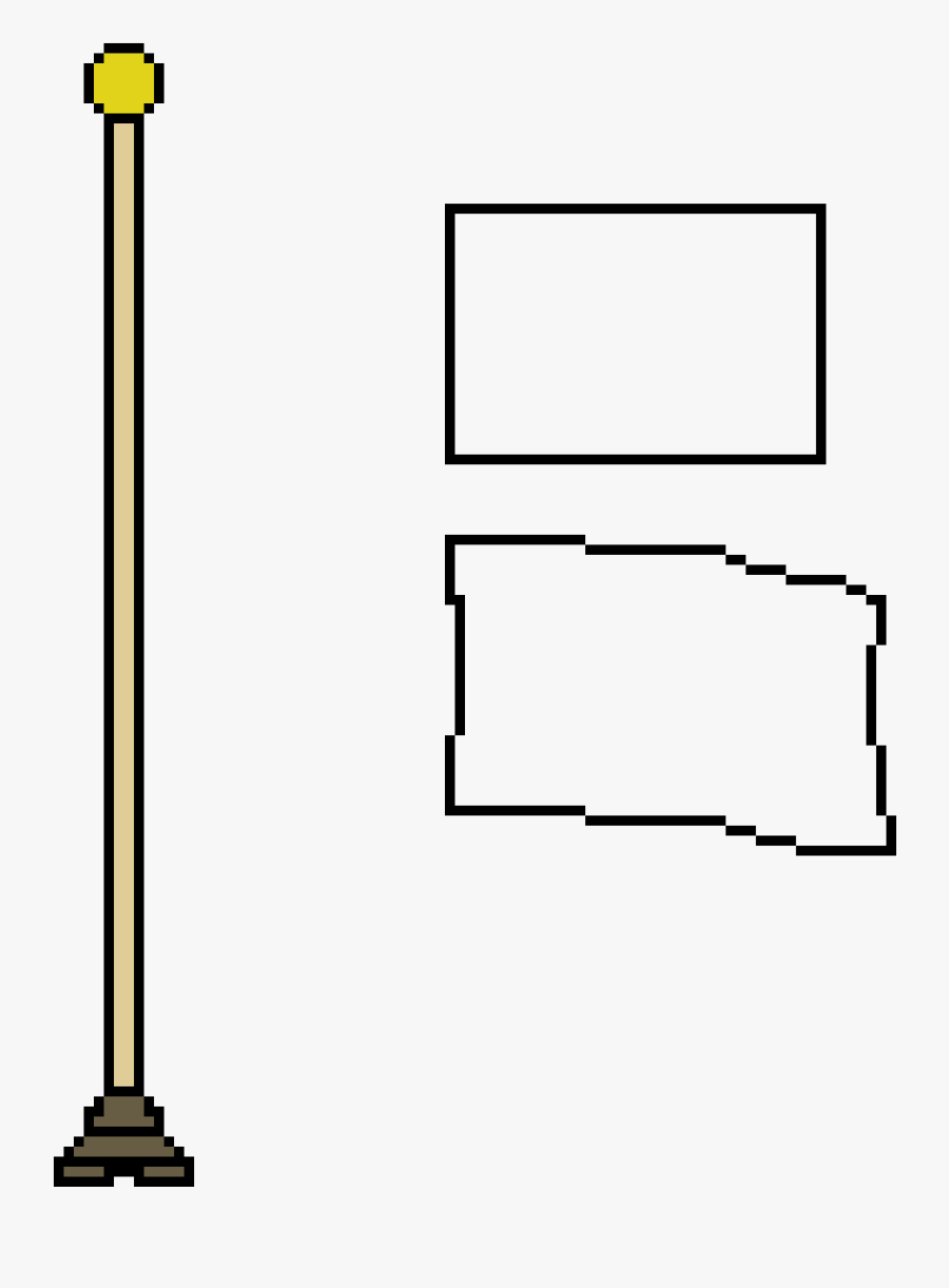 Flag Pole Clipart, Transparent Clipart