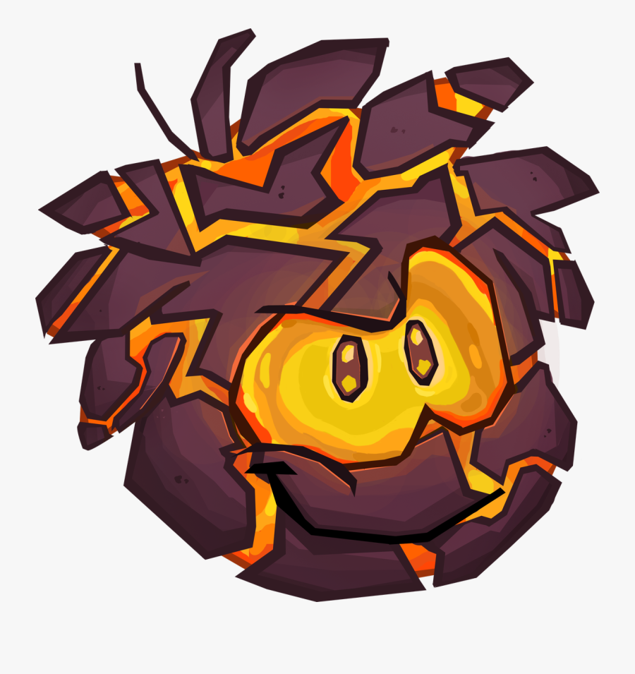 Puffle De Lava Club Penguin, Transparent Clipart