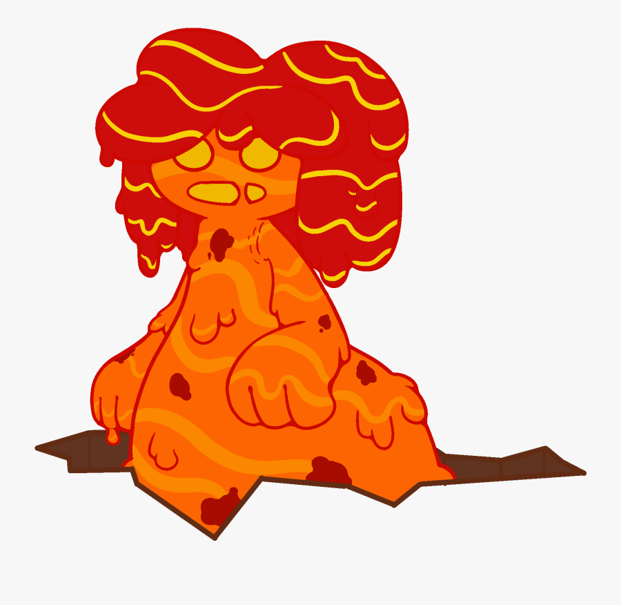 Lava Girl, Transparent Clipart