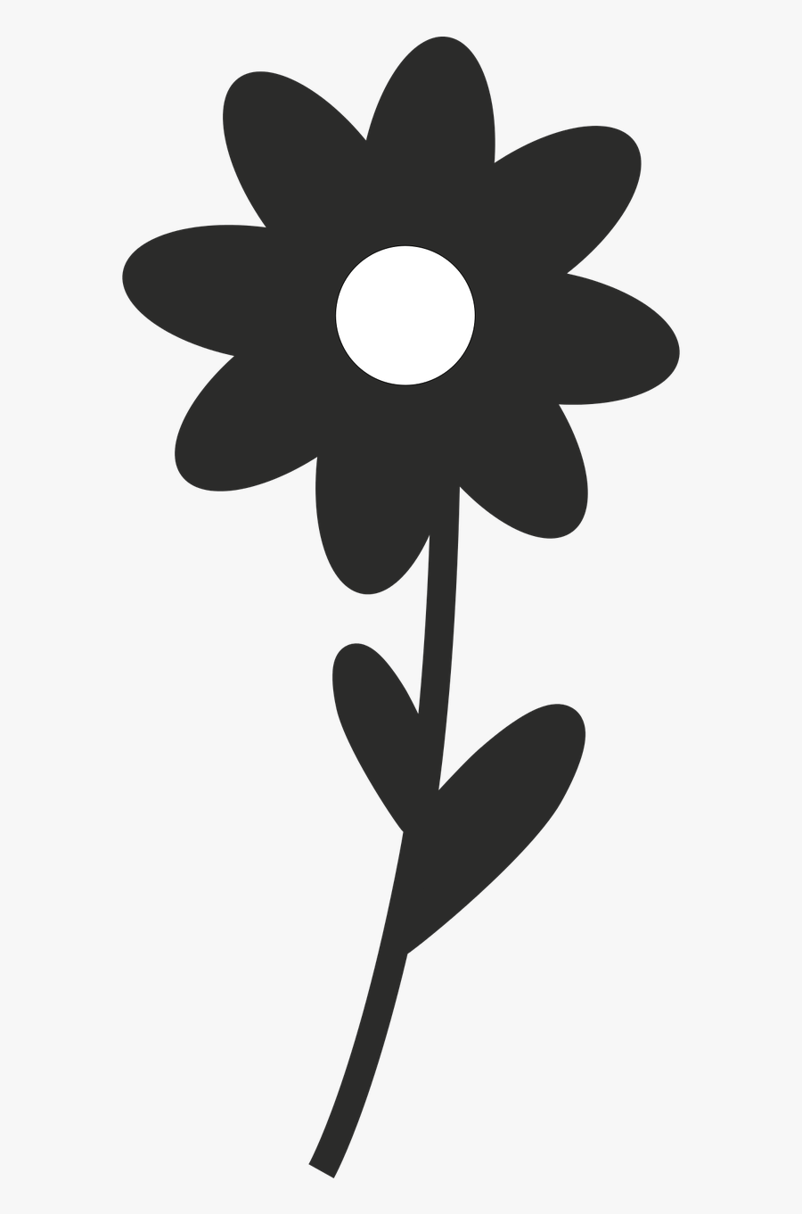 Flower Minimalist Plant Free Picture - Flower Minimalist Logo Png, Transparent Clipart