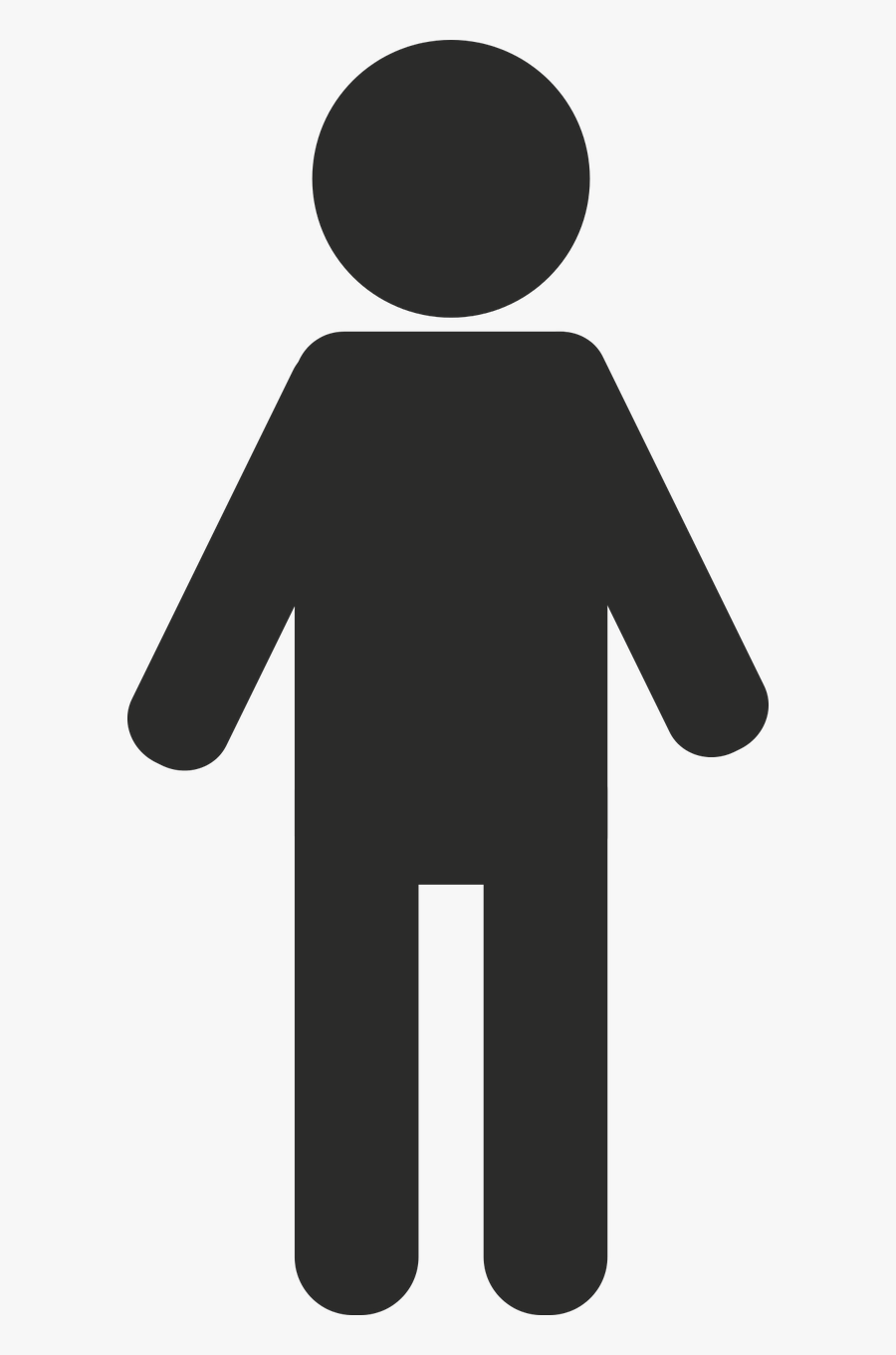 Person Simply Minimalist Free Picture - Transparent Person Vector Png