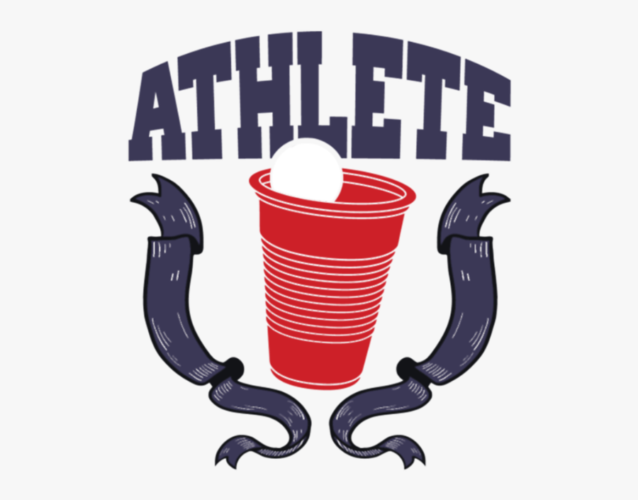 Beer Pong Athlete, Transparent Clipart