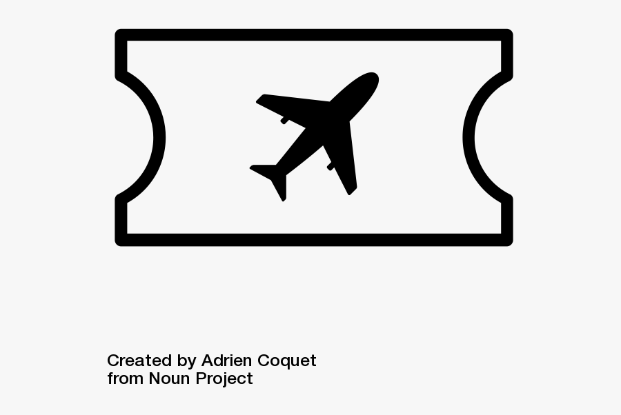 Noun Travel Plane, Transparent Clipart