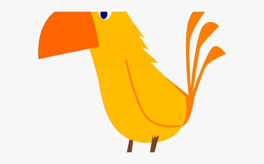 Orange Clipart Parrot, Transparent Clipart
