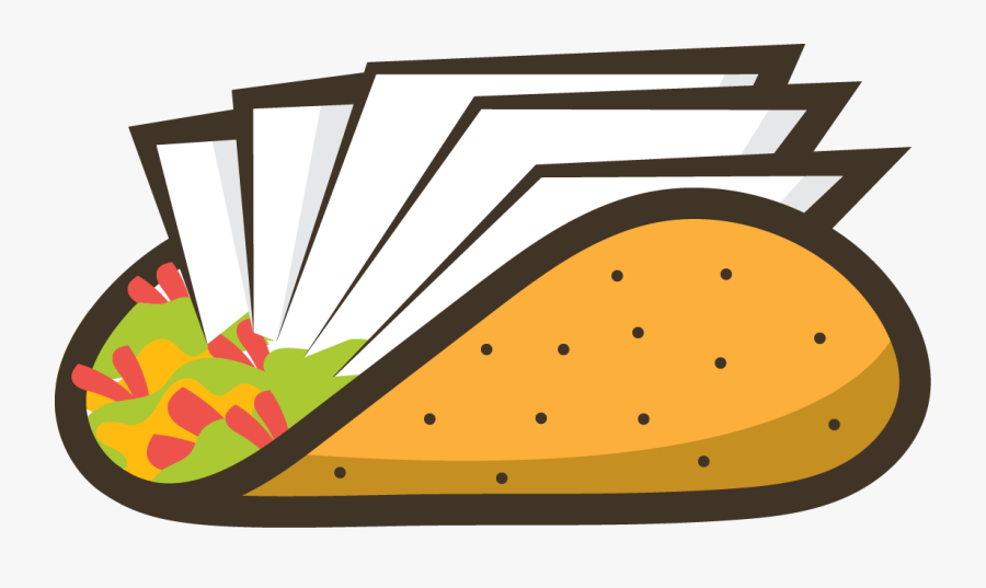 Book Taco, Transparent Clipart