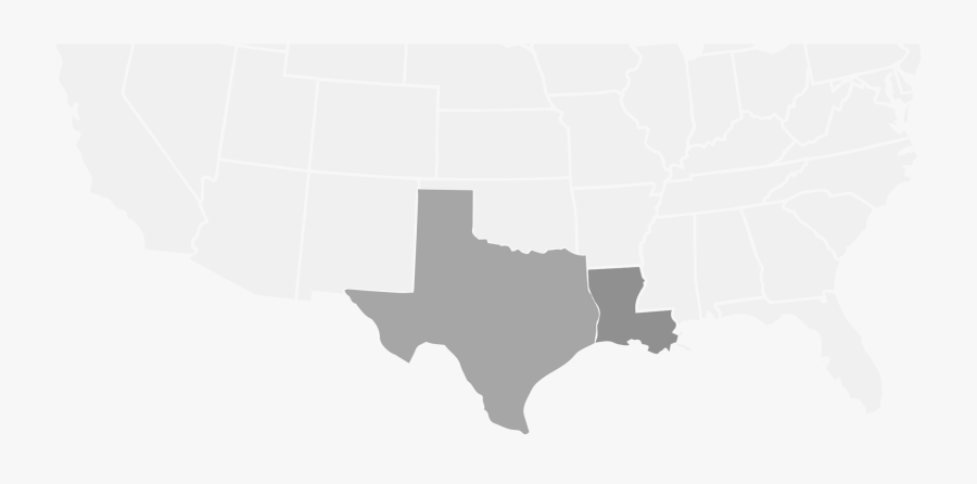 Texas Map, Transparent Clipart