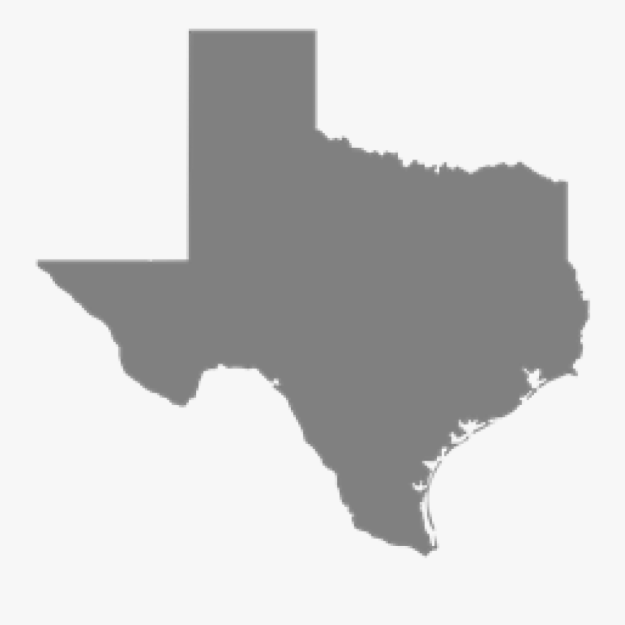 Texas Distillery Map - Texas With No Background, Transparent Clipart