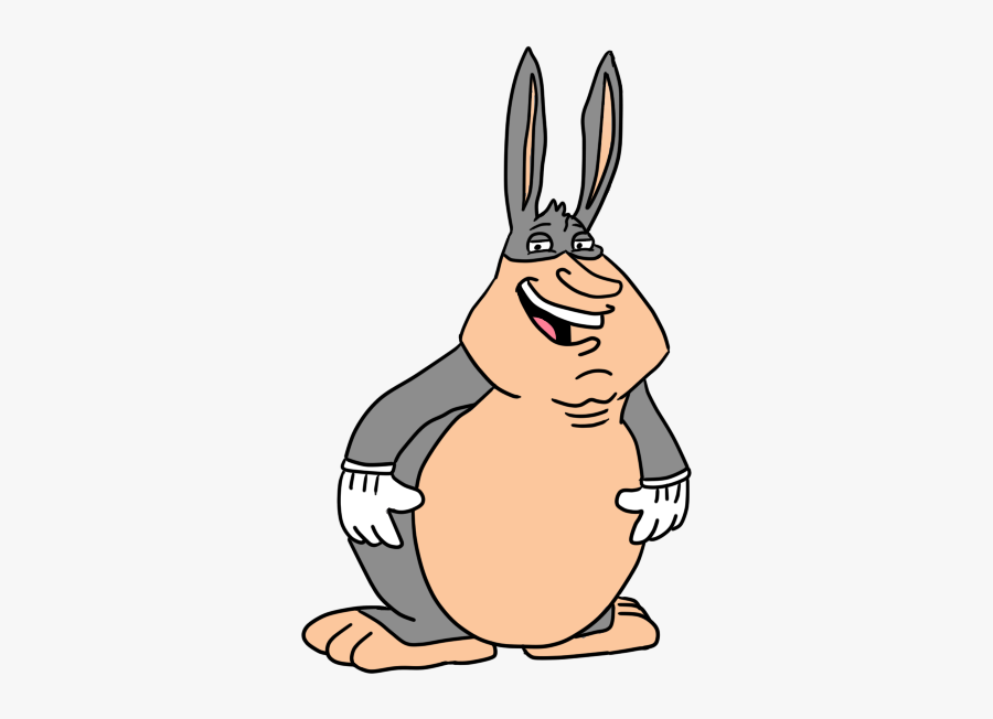 Domestic Rabbit Rabbit Rabits And Hares Mammal Vertebrate - Easy To Draw Big Chungus, Transparent Clipart