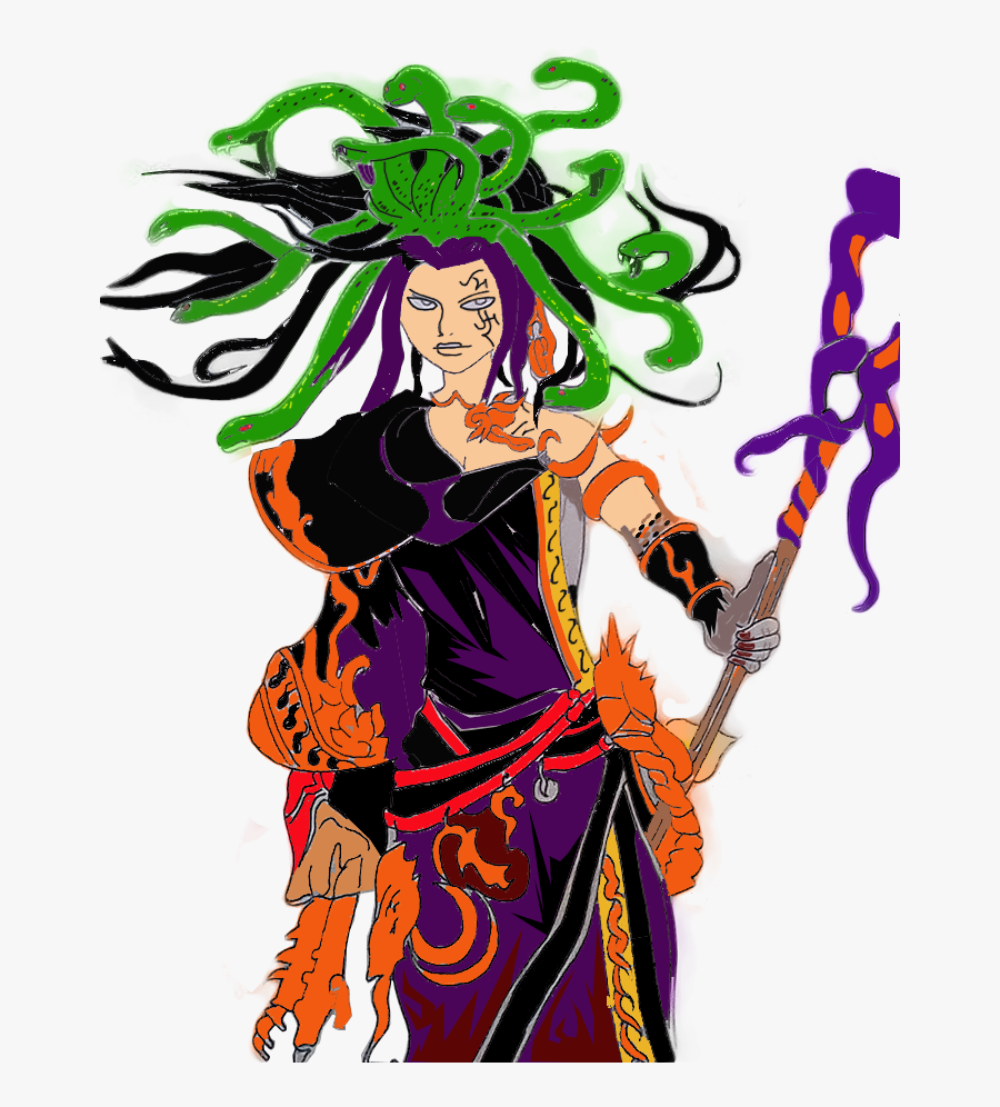 Medusa2 - Medusa Digital Drawing, Transparent Clipart