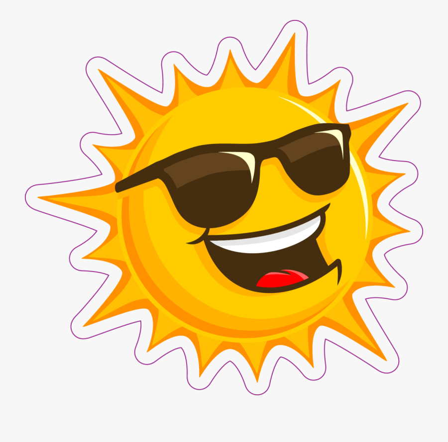 For The Longest Clipart , Png Download - Happy Sun With Sunglasses, Transparent Clipart